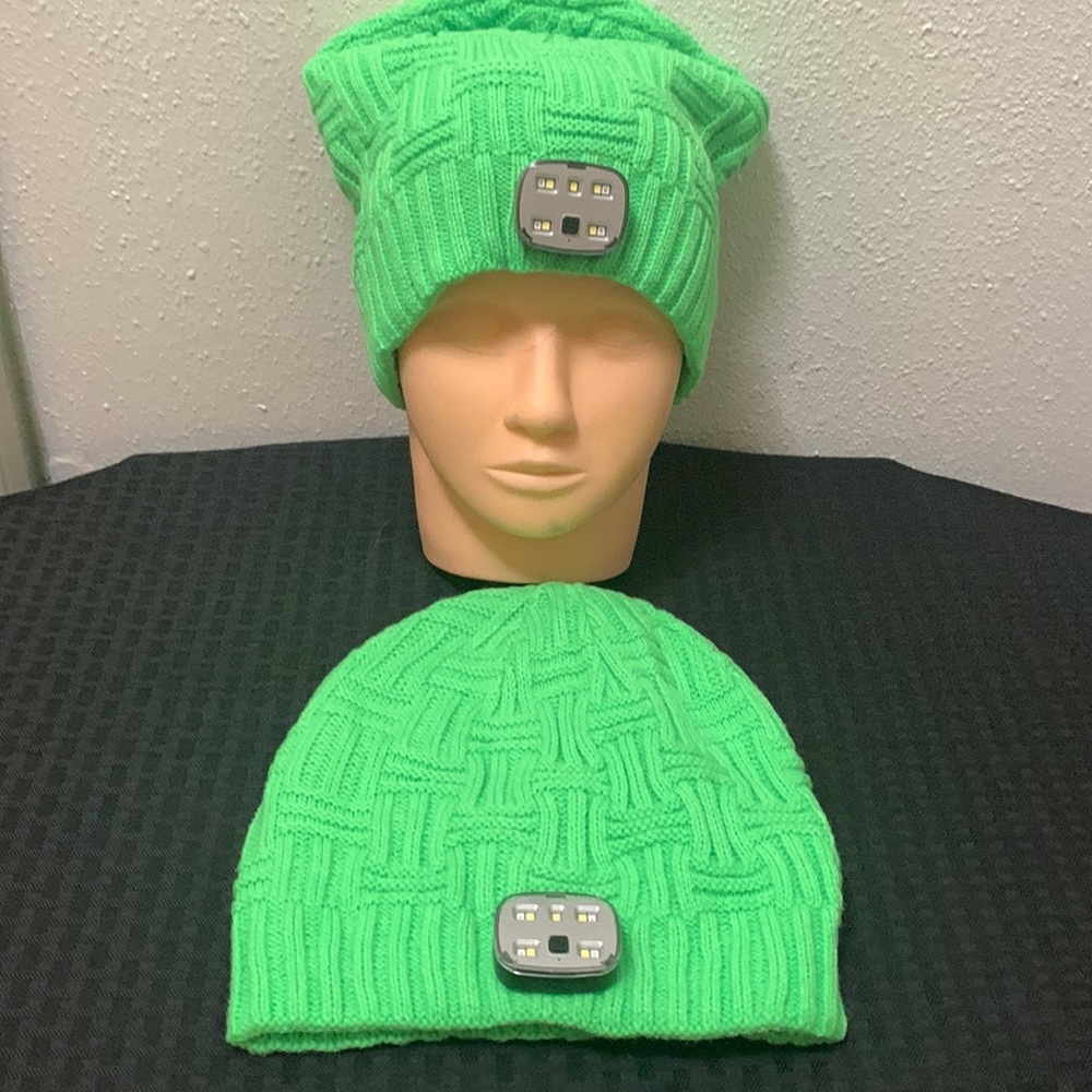 Set Of Two Zennutt Beanie Hat For Men 3 Led Light… - image 4